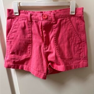 Girls pink Copper Key shorts
